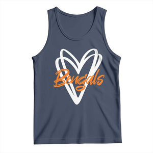 BFT Lovers Tank Top Inspirational Athletic Name Design Sports Fan TS10 Navy Print Your Wear