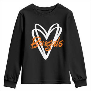 BFT Lovers Youth Sweatshirt Inspirational Athletic Name Design Sports Fan TS10 Black Print Your Wear