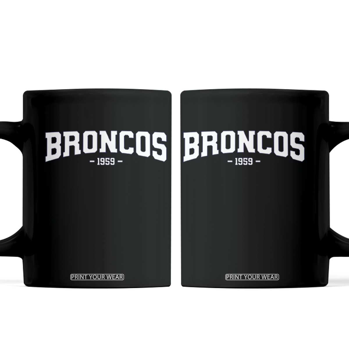 Vintage DFB Coffee Mug Classic Game Day Print Retro Varsity Football TS10 Black Print Your Wear