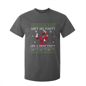 Funny Ugly Christmas T Shirt For Kid Aint No Party Like A Diddy Party TS10 Dark Heather Print Your Wear