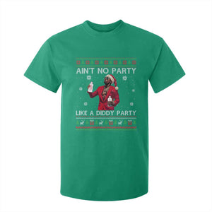 Funny Ugly Christmas T Shirt For Kid Aint No Party Like A Diddy Party TS10 Irish Green Print Your Wear