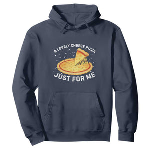 Funny Christmas Movie Hoodie Alone Kevin X-Mas Home A Lovely Cheese Pizza TS10 Navy Print Your Wear