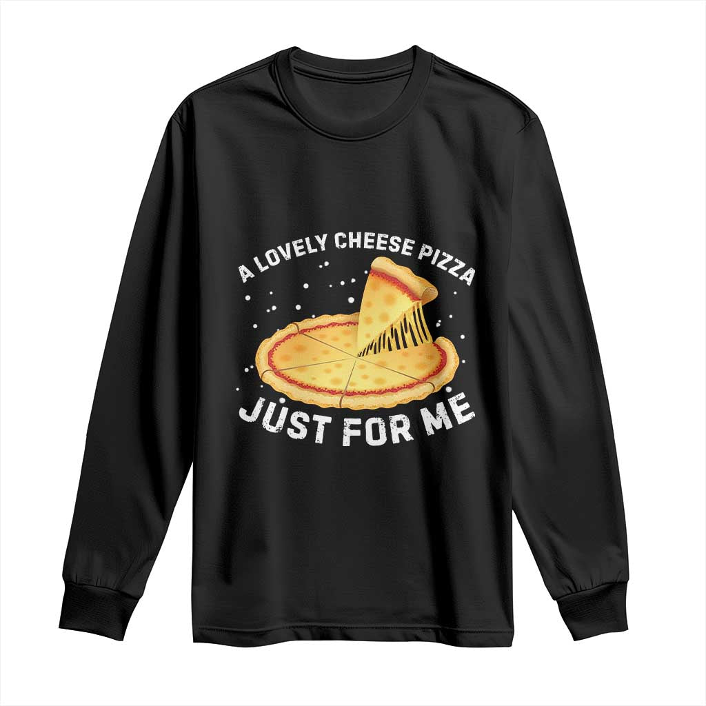 Funny Christmas Movie Long Sleeve Shirt Alone Kevin X-Mas Home A Lovely Cheese Pizza TS10 Black Print Your Wear