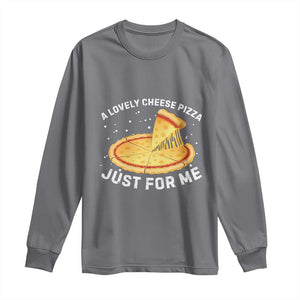 Funny Christmas Movie Long Sleeve Shirt Alone Kevin X-Mas Home A Lovely Cheese Pizza TS10 Charcoal Print Your Wear