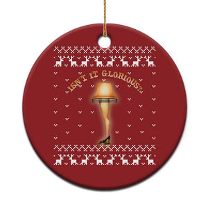 Funny Movie Christmas Ornament Glorious Leg Lamp Ugly Gift TS10 Print Your Wear