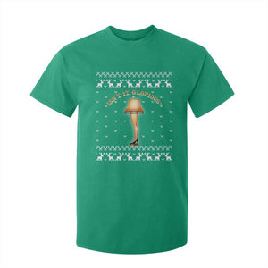 Funny Christmas Movie T Shirt For Kid Glorious Leg Lamp Ugly Gift TS10 Irish Green Print Your Wear