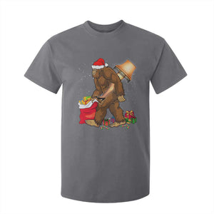 Bigfoot Christmas T Shirt For Kid Xmas Movie Sasquatch Lovers TS10 Charcoal Print Your Wear