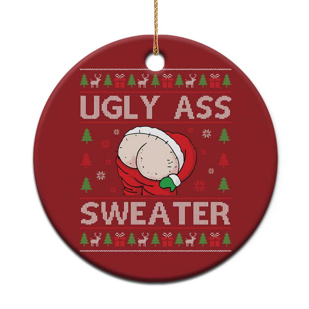 Funny Santa Christmas Ornament Ugly Ass XMas Elephant Gift for Him TS10 Print Your Wear