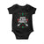 African American Family Christmas Baby Onesie Dope Black Family Matching Ugly Christmas TS10 Black Print Your Wear