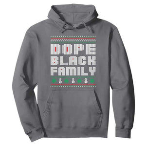 African American Family Christmas Hoodie Dope Black Family Matching Ugly Xmas TS10 Charcoal Print Your Wear