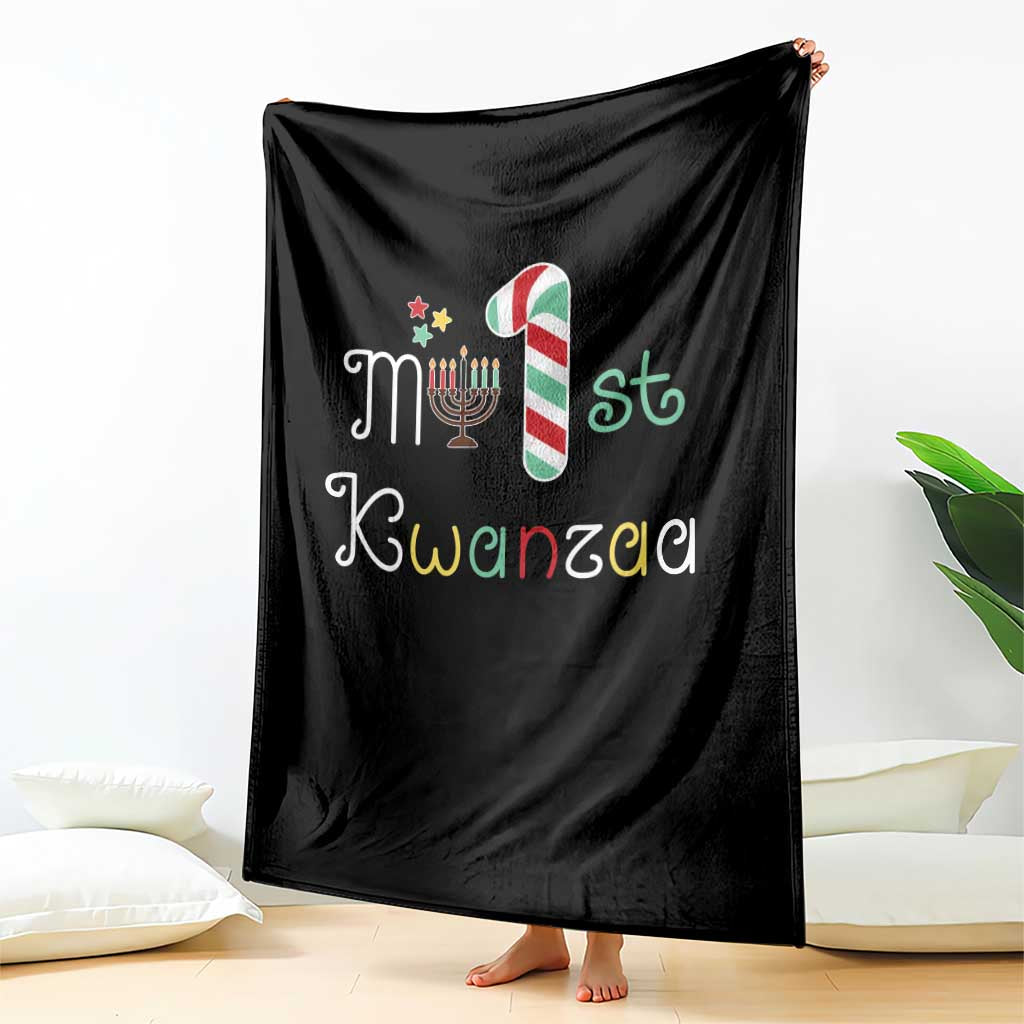 My 1st Kwanzaa Throw Blanket Babys First Kwanzaa Kinara Gift TS10 Print Your Wear