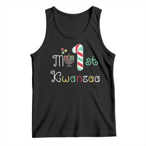 My 1st Kwanzaa Tank Top Babys First Kwanzaa Kinara Gift TS10 Black Print Your Wear