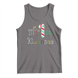 My 1st Kwanzaa Tank Top Babys First Kwanzaa Kinara Gift TS10 Deep Heather Print Your Wear