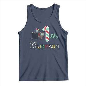 My 1st Kwanzaa Tank Top Babys First Kwanzaa Kinara Gift TS10 Navy Print Your Wear