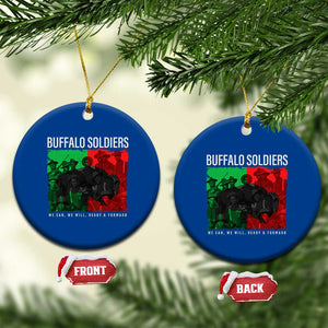 Buffalo Soldiers Ceramic Ornament 9th and 10th Cavalry Afro African American Heros TS10 1pc Blue Print Your Wear