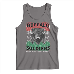 Buffalo Soldiers Tank Top Retro African American Black History TS10 Deep Heather Print Your Wear