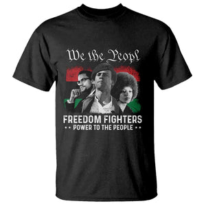 Vintage Black Panther Party T Shirt Huey P. Newton Malcolm X Angela Davis Black History TS10 Black Print Your Wear