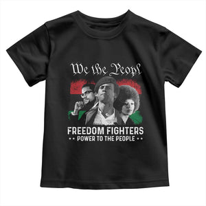 Vintage Black Panther Party Toddler T Shirt Huey P. Newton Malcolm X Angela Davis Black History TS10 Black Print Your Wear