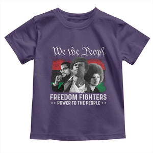 Vintage Black Panther Party Toddler T Shirt Huey P. Newton Malcolm X Angela Davis Black History TS10 Purple Print Your Wear