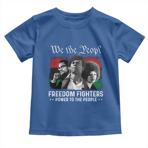 Vintage Black Panther Party Toddler T Shirt Huey P. Newton Malcolm X Angela Davis Black History TS10 Royal Blue Print Your Wear