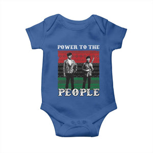 Vintage Black Panthers Party Baby Onesie Power To The People Self Defense Black History TS10 Royal Blue Print Your Wear