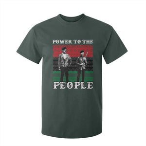 Vintage Black Panthers Party T Shirt For Kid Power To The People Self Defense Black History TS10 Dark Forest Green Print Your Wear