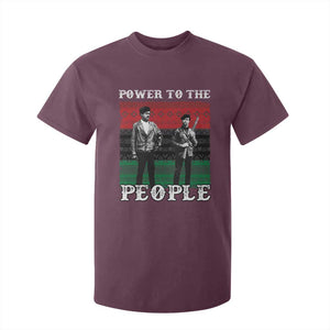 Vintage Black Panthers Party T Shirt For Kid Power To The People Self Defense Black History TS10 Maroon Print Your Wear