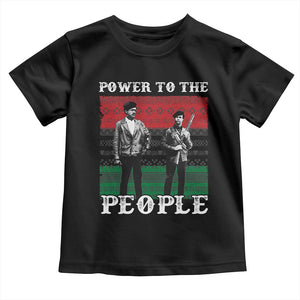 Vintage Black Panthers Party Toddler T Shirt Power To The People Self Defense Black History TS10 Black Print Your Wear