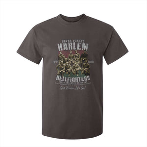 Halem Hellfighters T Shirt For Kid African American Black Military History Soldiers WWI WWII TS10 Dark Chocolate Print Your Wear