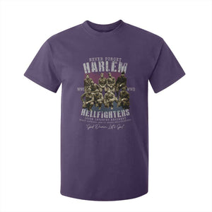 Halem Hellfighters T Shirt For Kid African American Black Military History Soldiers WWI WWII TS10 Purple Print Your Wear