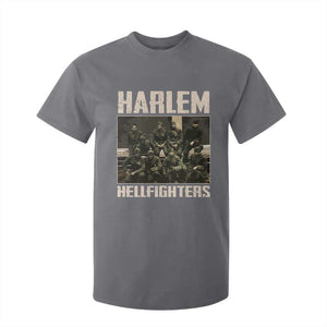 Halem Hellfighters T Shirt For Kid USA Black Military History Soldiers WWI WWII TS10 Charcoal Print Your Wear