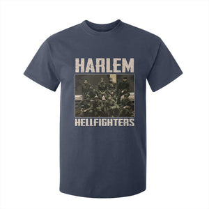 Halem Hellfighters T Shirt For Kid USA Black Military History Soldiers WWI WWII TS10 Navy Print Your Wear