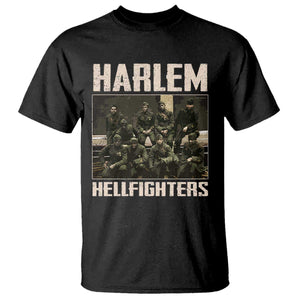 Halem Hellfighters T Shirt USA Black Military History Soldiers WWI WWII TS10 Black Print Your Wear