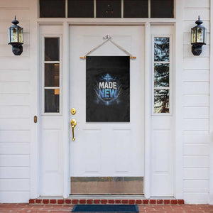 Christian Baptism Garden Flag Made Water Bible Verse Baptized TS10 Print Your Wear