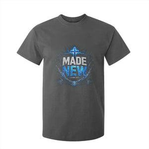 Christian Baptism T Shirt For Kid Made Water Bible Verse Baptized TS10 Dark Heather Print Your Wear