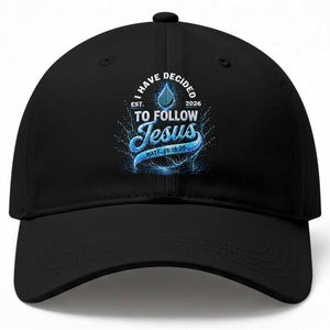 New Baptist Believer Baseball Cap Have Decided To Follow Jesus 2026 TS10 Print Your Wear