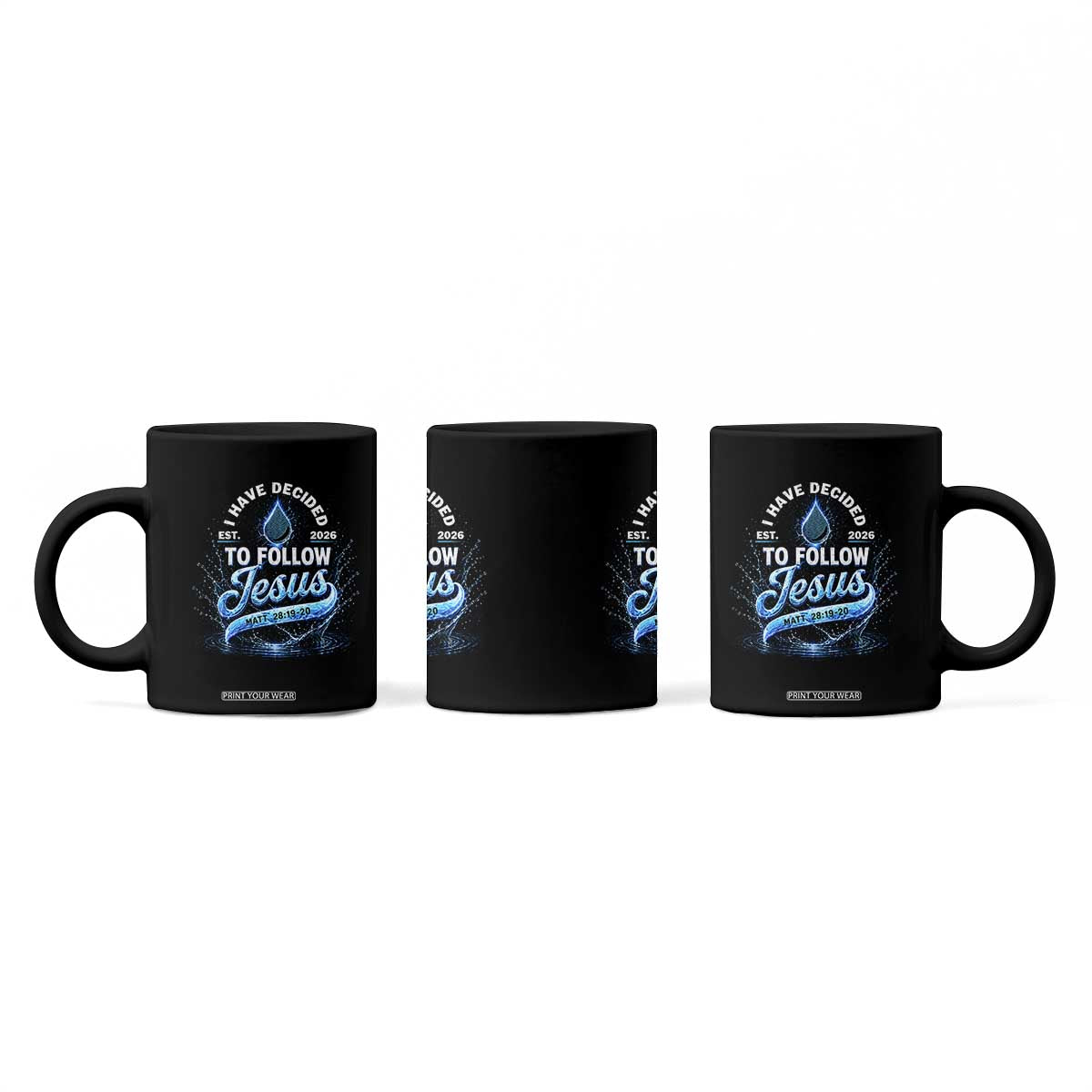 New Baptist Believer Coffee Mug Have Decided To Follow Jesus 2026 TS10 Print Your Wear