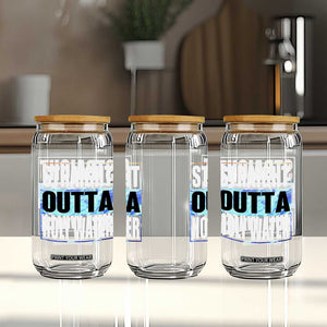 Straight Outta Holy Water Glass Can Baptismal Baptism Christening TS10 Print Your Wear