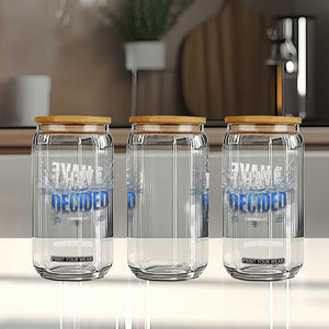 Christian Baptism Glass Can New Believer Water Immersion Baptized I Have Decided TS10 Print Your Wear