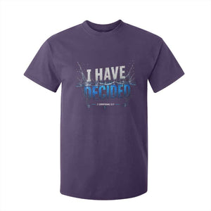 Christian Baptism T Shirt For Kid New Believer Water Immersion Baptized I Have Decided TS10 Purple Print Your Wear