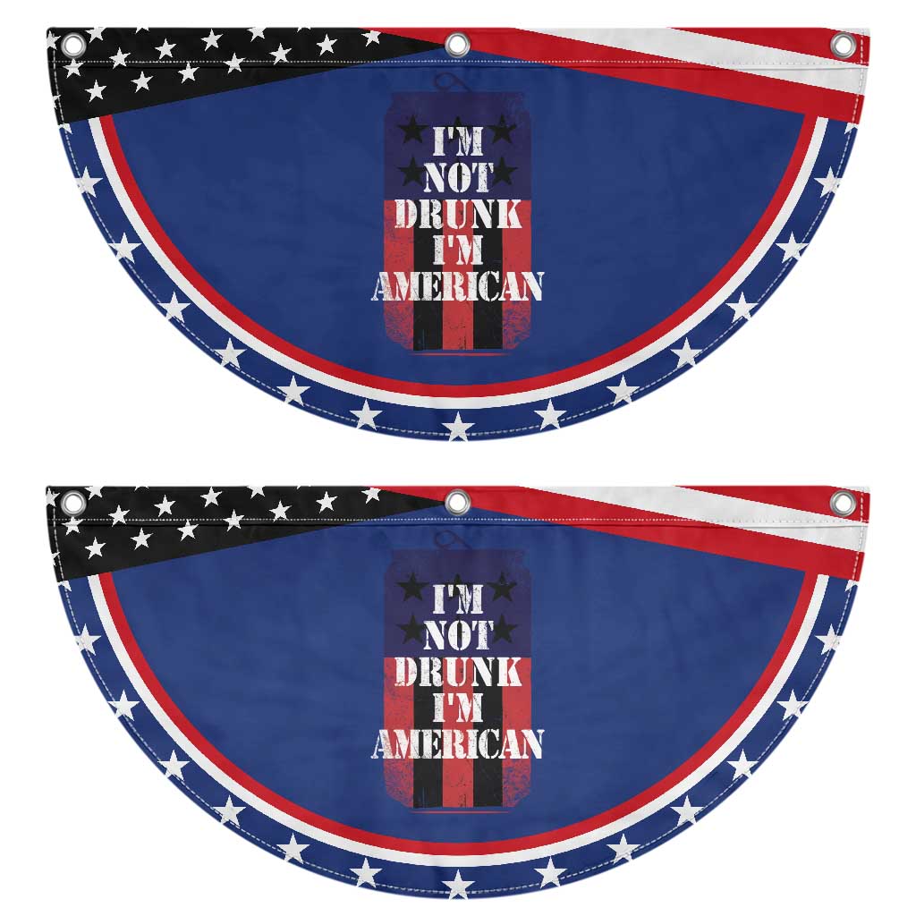 Funny Beer American Flag 4th of July Patriotic Fan Flag Not Drunk I am American Merica USA TS10 2pcs pack Classic Navy Print Your Wear