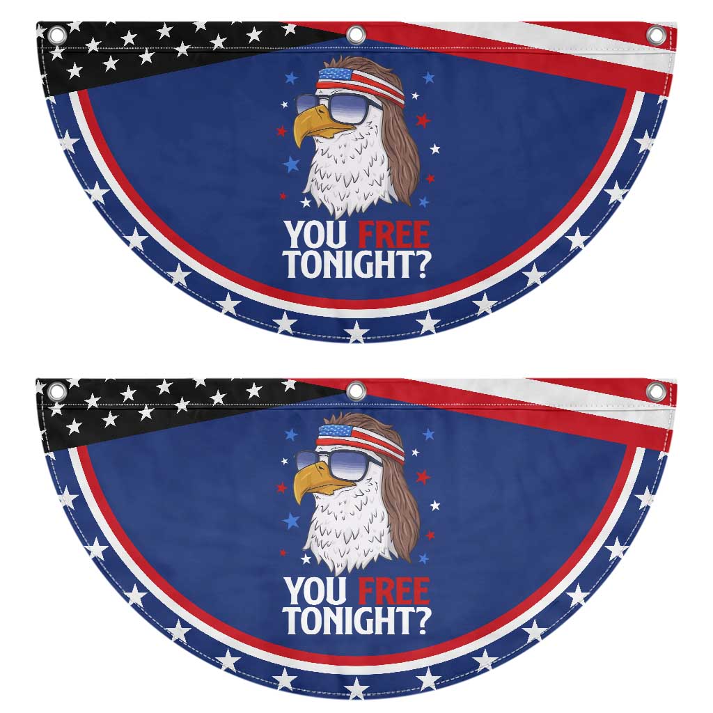 Funny 4th of July Patriotic Fan Flag Bald Eagle You Free Tonight TS10 2pcs pack Classic Navy Print Your Wear