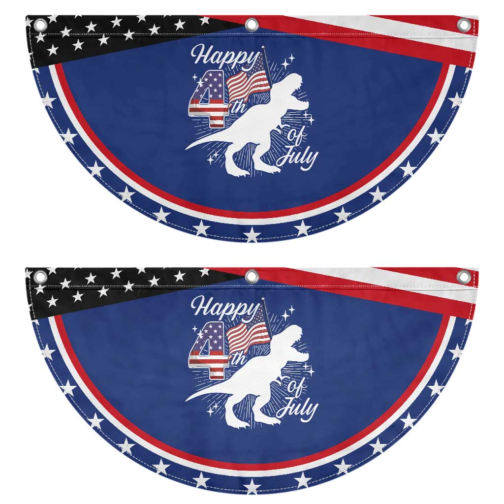 Dinosaur Happy 4th of July Patriotic Fan Flag American Flag USA TS10 2pcs pack Classic Navy Print Your Wear