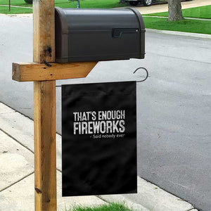 Funny Fireworks Garden Flag 4th Of July TS10 Print Your Wear