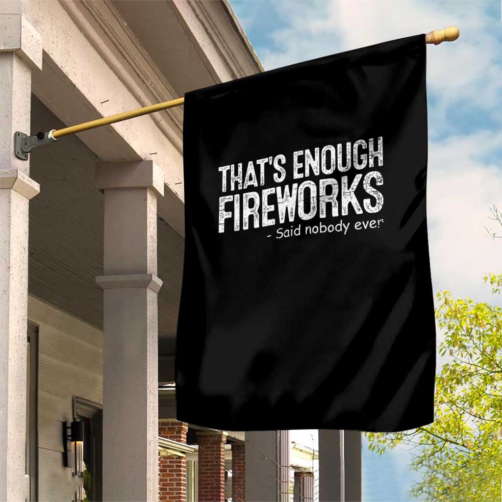 Funny Fireworks Garden Flag 4th Of July TS10 Print Your Wear