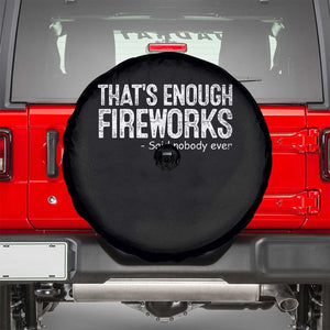 Funny Fireworks Spare Tire Cover 4th Of July TS10 Black Print Your Wear