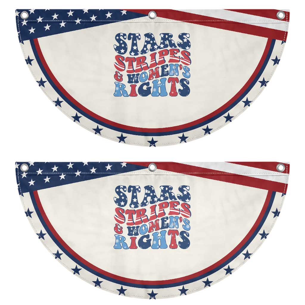 Stars Stripes And Women Rights Patriotic Fan Flag Groovy Retro 4th Of July TS10 2pcs pack Classic Beige Print Your Wear