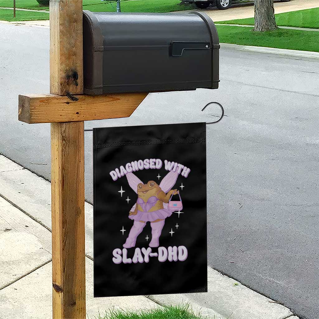ADHD Meme Garden Flag Funny Slay DHD Frog Neurodivergent TS10 Print Your Wear