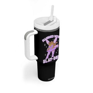 ADHD Meme Tumbler With Handle Funny Slay DHD Frog Neurodivergent TS10 Print Your Wear