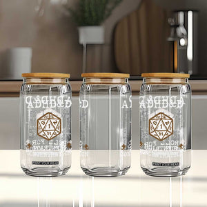 ADHD&D Roll for Concentration Glass Can ADHD Roll For Concentration Funny Gamer TS10 Print Your Wear